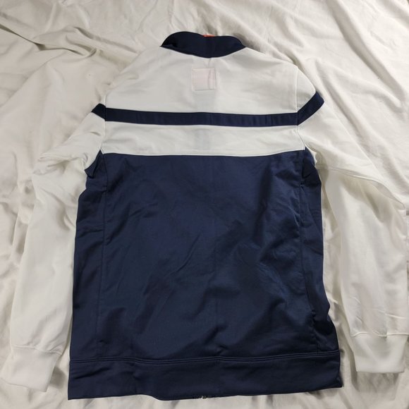 Nike Boys XL White Blue Full Zip Jacket Long Sleeve Lightweight Casual School - Picture 2 of 13